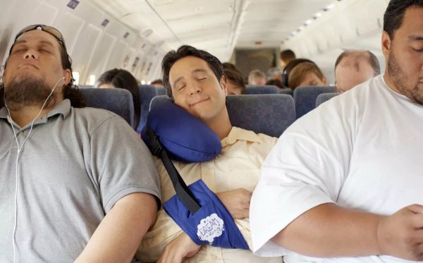 Толстые люди в самолете