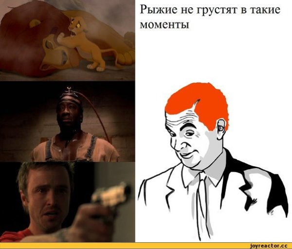 Приколы про рыжих парней