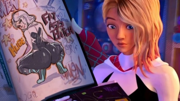 Гвен Стейси человек паук Майлз Моралес