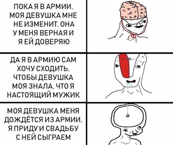 Дождалась из армии Мем