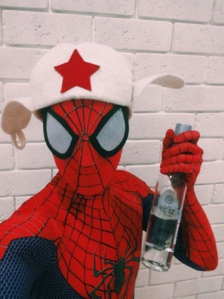 Смешной человек паук