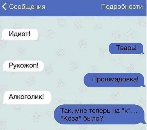 Приколы в сообщениях
