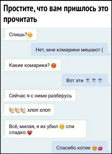 Скрин переписки