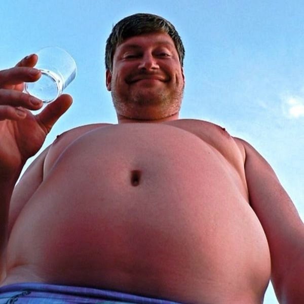 С толстым парнем