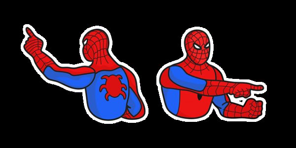 Человек паук друг на друга