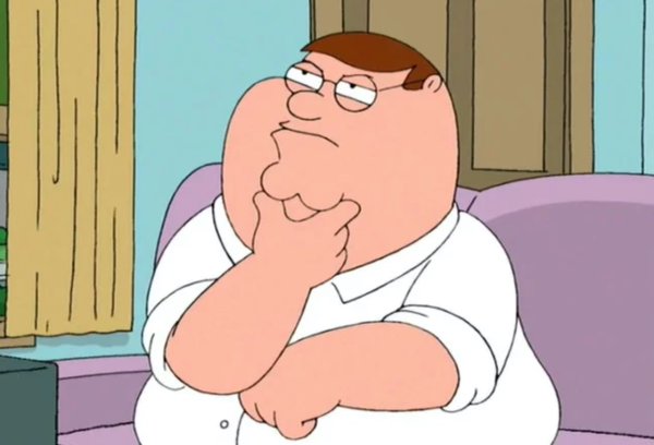 Питер грифин задумался