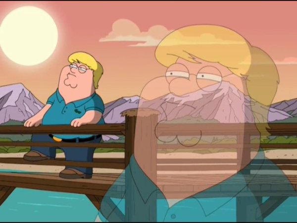 Задумчивый Питер Гриффин Мем