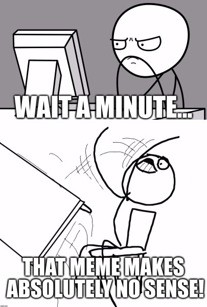 Мем опрокидывает стол