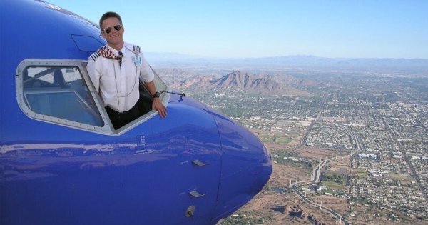 Селфи в самолете