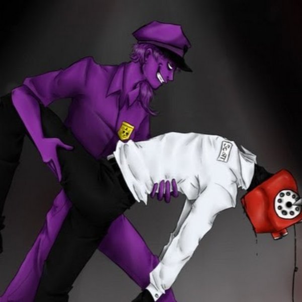 Фиолетовый человек танцует