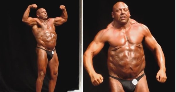 Бодибилдеры на массе