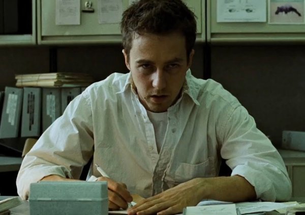 Эдвард Нортон Бойцовский клуб Сонный