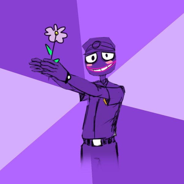 Фиолетовый парень