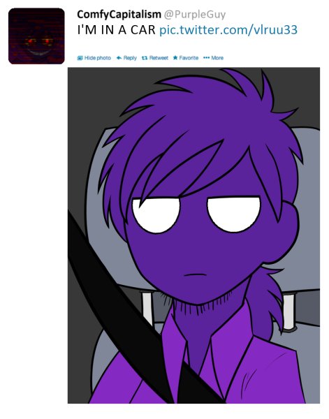 ФНАФ охранники фиолетовый человек