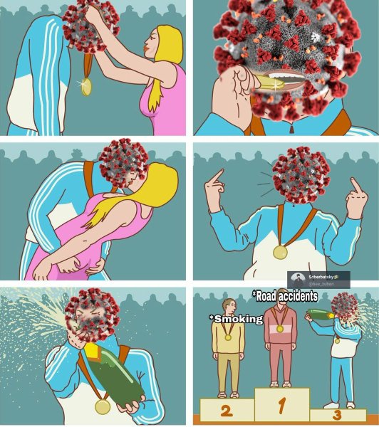 Человек с медалями Мем