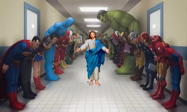 Супергерои кланяются оригинал