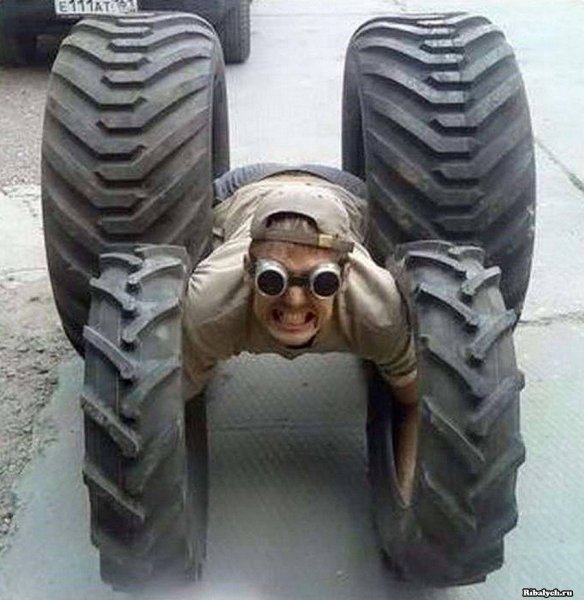 Зимние шины прикол