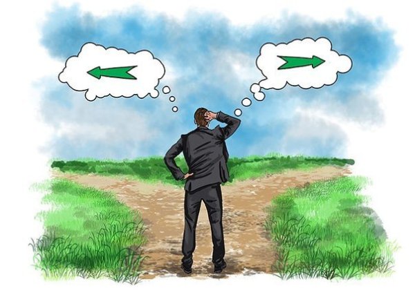 Человек на распутье