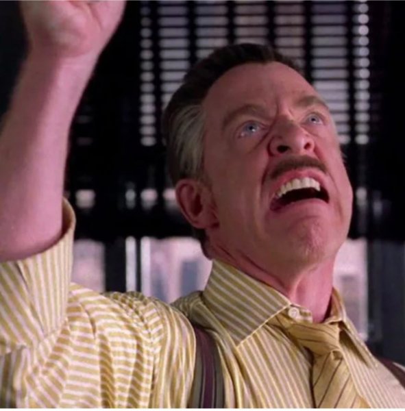 Человек паук Джей Джона джеймсон