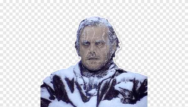 Замерзший человек