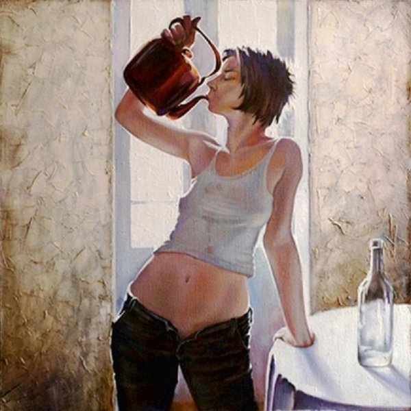 Девушка с похмелья