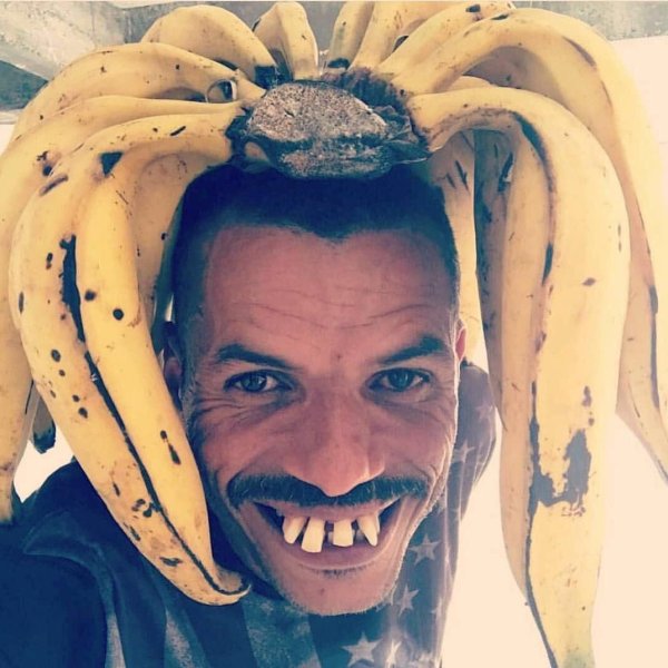 Страшный банан