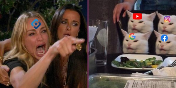 Две девушки и кот