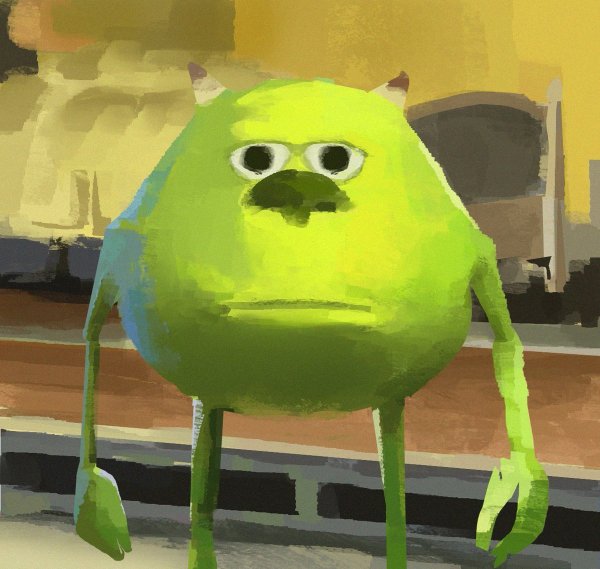 Майк Вазовски с лицом Салли