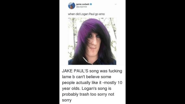 Логан пол эмо Мем