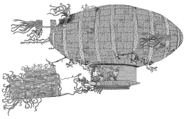 Человек в кресле из мозга