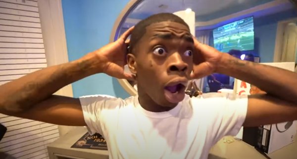 Негр в шоке