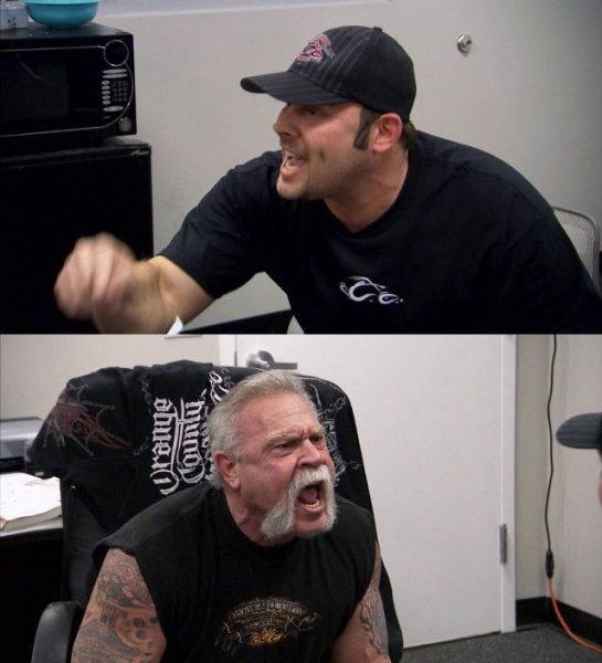 Мем байкеры спорят