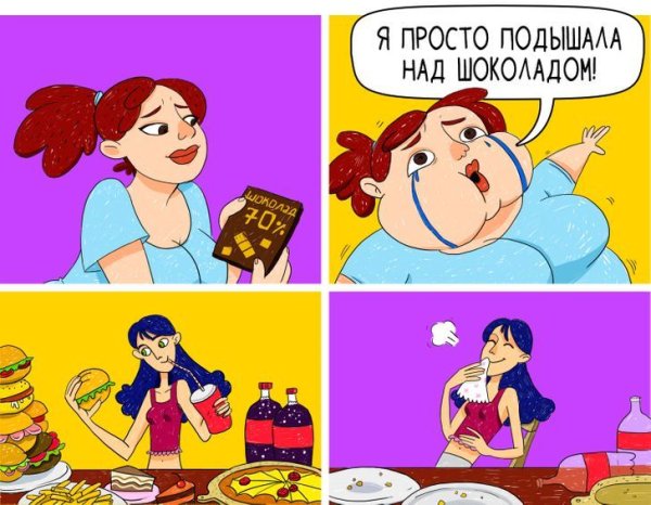 Комиксы про толстых