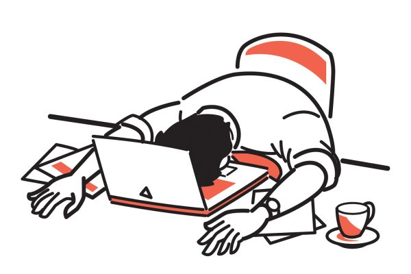 Уставший человечек