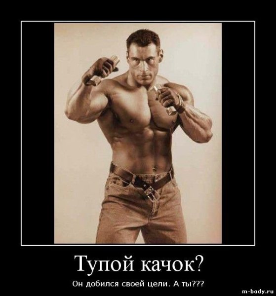 Культуристы демотиваторы