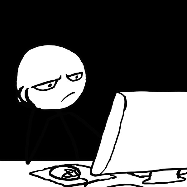 Мем за компом