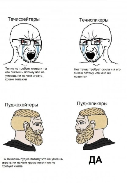 Мем чувак в профиль