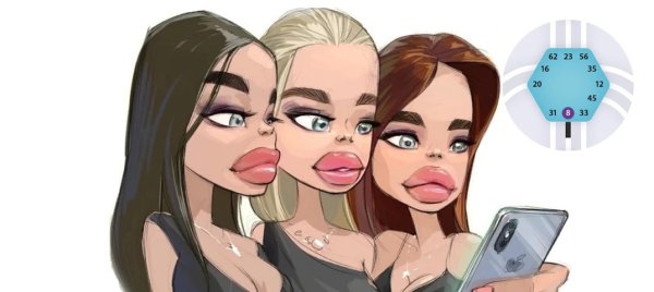 Карикатуры на современных девушек