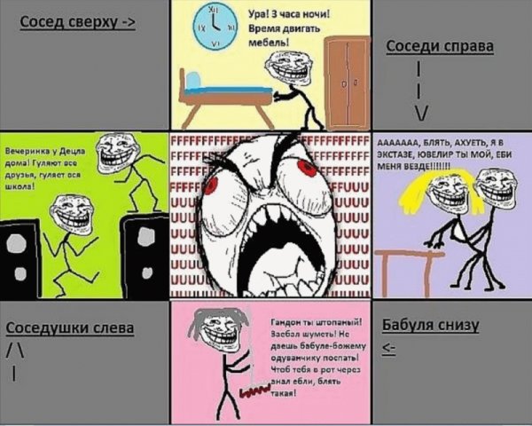 Картинки про соседей сверху