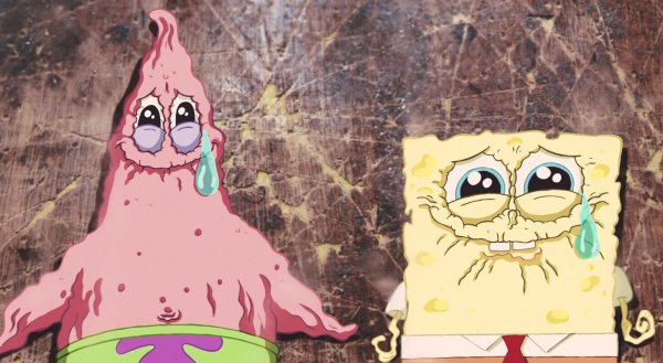 Спанч Боб и Патрик высохли