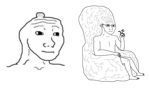 Wojak большой мозг