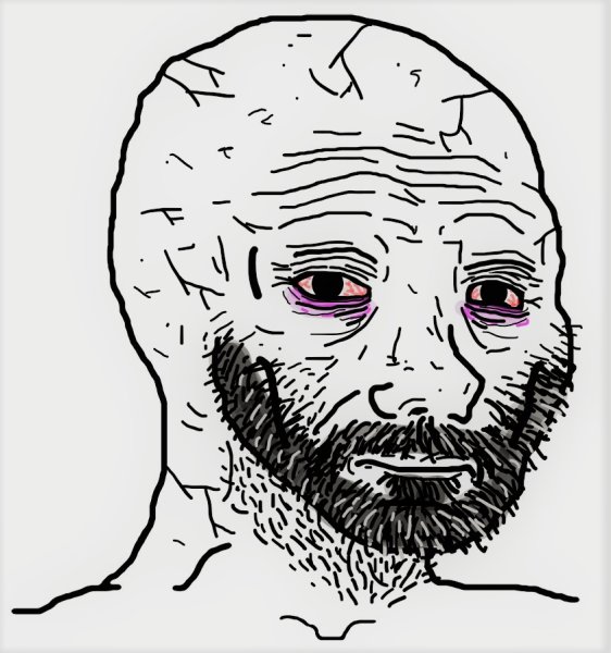 Мем чел с щетиной