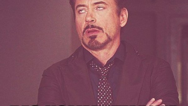 Тони Старк закатывает глаза