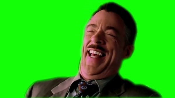 Человек на хромакее