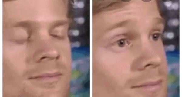 Мужик открыл глаза и закрыл