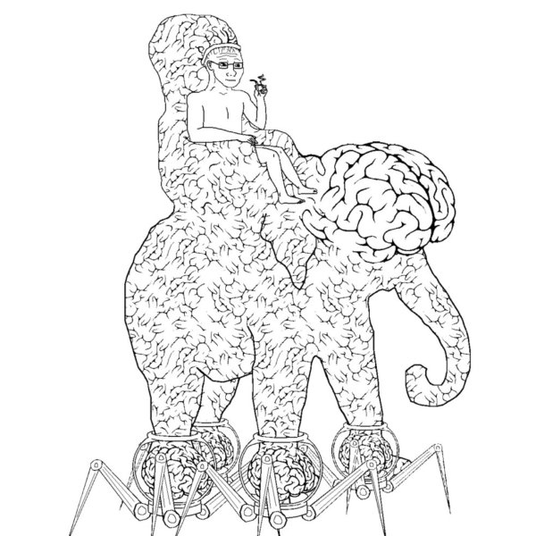 Слон из мозгов