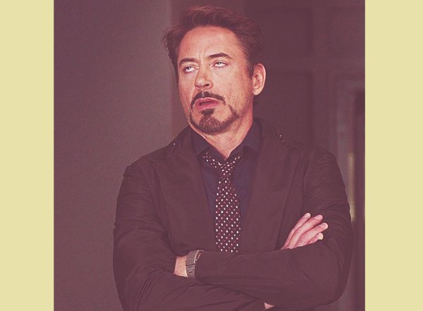 Роберт Дауни младший закатывает глаза