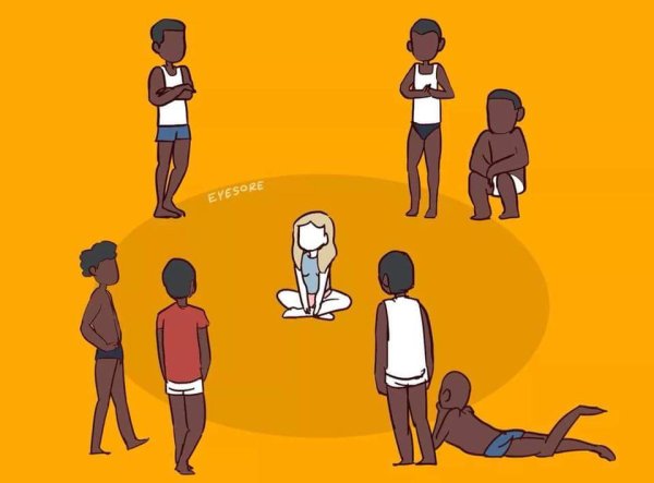 Мемы с пятью людьми