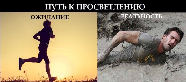 Путь к просветлению ожидание реальность