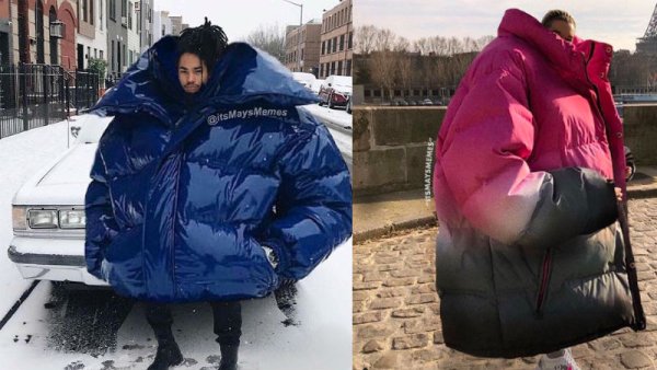 Пуховик Balenciaga Oversize